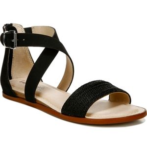 NWOB LifeStride Riley Women's Strappy Sandals Size 8.5W Black